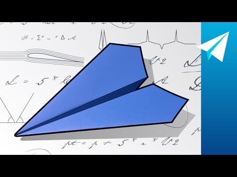 How to design a paper airplane that flies far (ep.3)-locking folds