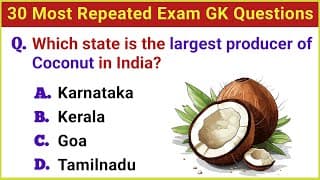 Top 30 Most Important INDIA GK Question and Answer | GK Questions and Answers| GK Quiz 4