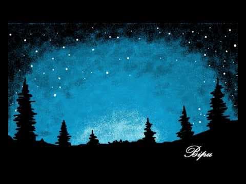 How to paint in computer - microsoft paint tutorial paint by bipu - the night sky