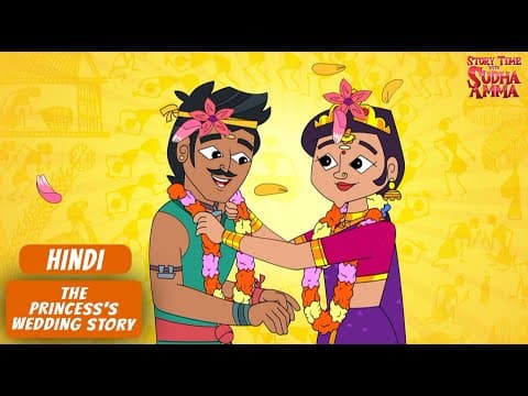 राजकुमारी की शादी की कहानी | Princess's Wedding Hindi Moral Story | Story Time with Sudha Amma