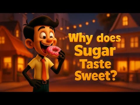 Why does Sugar Taste Sweet? | #aumsum #kids #education #science