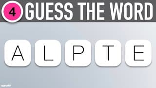 Scrambled Word Games |Guess the Word Game |5 Letter Words