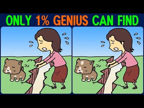 Brain exercise quiz! Find the difference between! │ Improve your memory and concentration with fun!