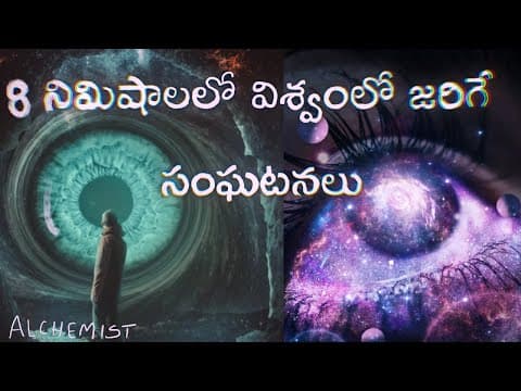 8 Minutes Space Journey by Alchemist, Universe documentary in telugu, A Journey to the universe