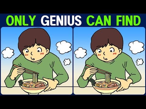 Puzzle / Find the Difference │ Increase your concentration and keep your brain healthy!