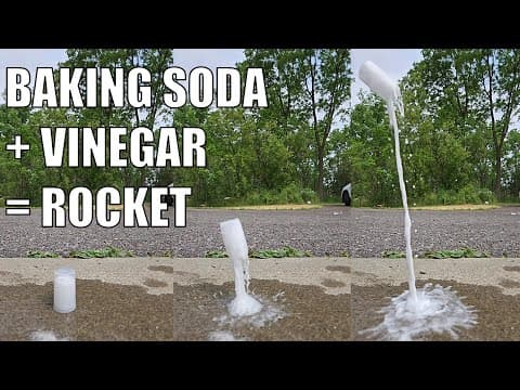 Baking Soda and Vinegar Rockets