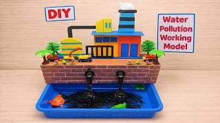 water pollution working model | DIY at home | inspire award science project