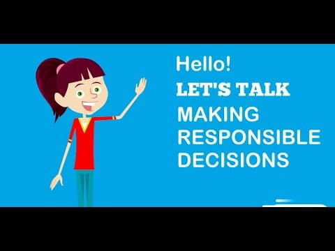 Sel video lessons responsible decision making skills week 2