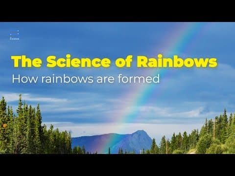 The science of rainbows | Explaining How rainbows are formed | Types of Rainbows