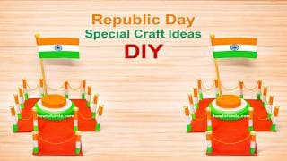 independence day / republic day craft ideas using cardboard