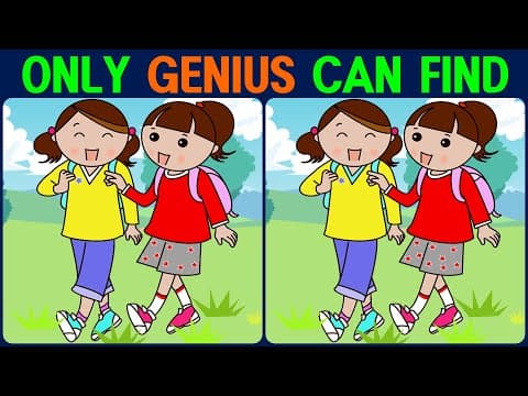 【Find the Difference】 For your healthy brain! Find the difference in 90 seconds!