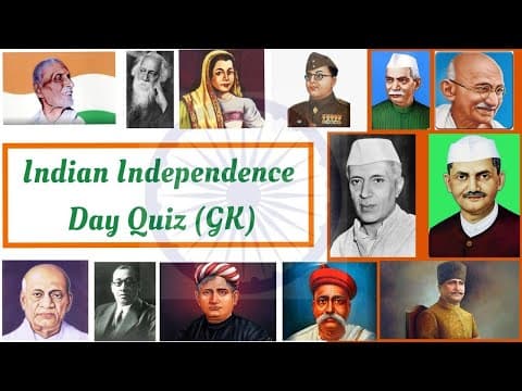 GK Question and Answers on Independence Day | Independence Day Quiz 