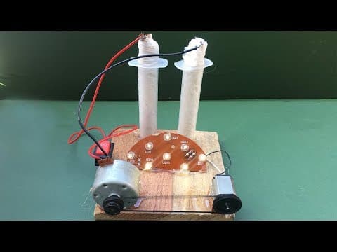 How to Make Free Energy 100% Work Using Powerful DC Motor And Salt Water Battery Lamp