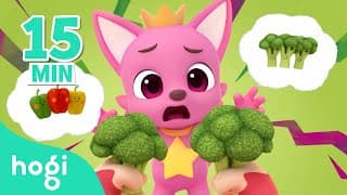No, No, Vegetables | Sing Along ｜Nursery Rhymes | Hogi & Pinkfong