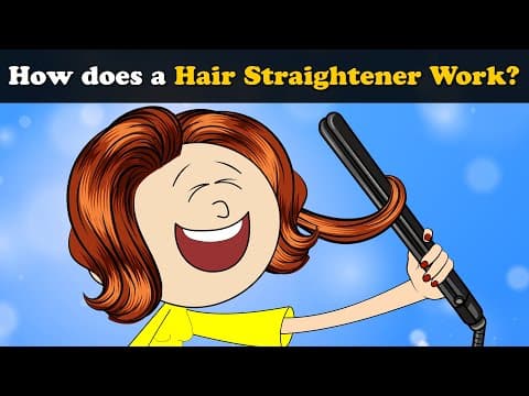 How does a Hair Straightener Work? + more videos | #aumsum #kids #science #education #children