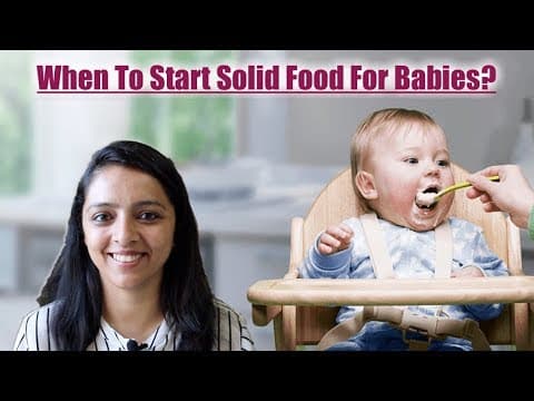 When to start solid food for babies-age & indicators
