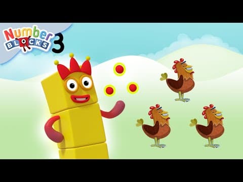 Maths Counting Skills | Lets count to three