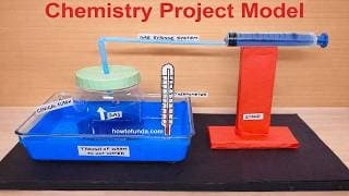 chemistry science project model 3d - diy - simple and easy
