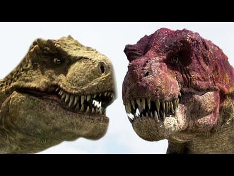 Dinosaur Rowdy Attacks Dinosaur Dabangg"s Family - Speckles The Tarbosaurus - Dinosaur V/s Dinosaur