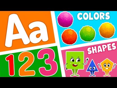 Kids learning videos - kids vocabulary words for kids - abc flashcards - preschool learning
