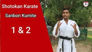 Shotokan Karate Sanbon Kumite in Hindi | Sanbon kumite 3 | Sanbon Kumite Shotokan