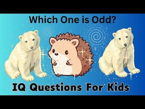 IQ Questions For Kids With Answers | Educational Video | Quiz Questions Part 18
