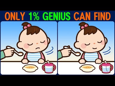 Brain exercise quiz! Find the difference between! │ For brain health, every day in a fun way!