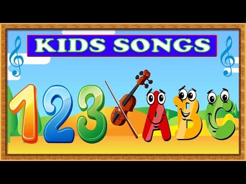 Nursery rhymes for kids - abc song - numbers song - kids learning videos