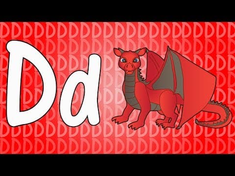 Letter d song for kids - words that start with d - animals that start with d