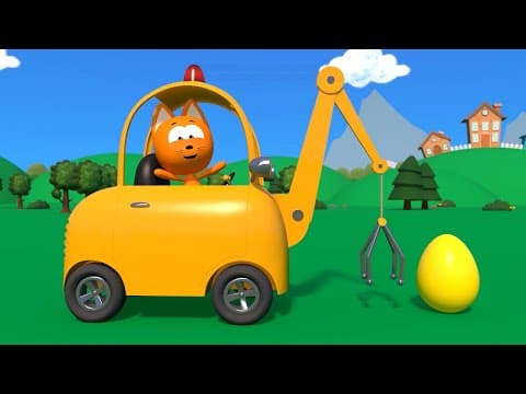 Kitty's Games - Learn colors with Box of Surprise Eggs - premiere on the channel