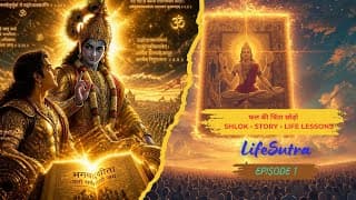 Krishna Explains: Why You Never Feel at Peace | LifeSutra Ep. 1