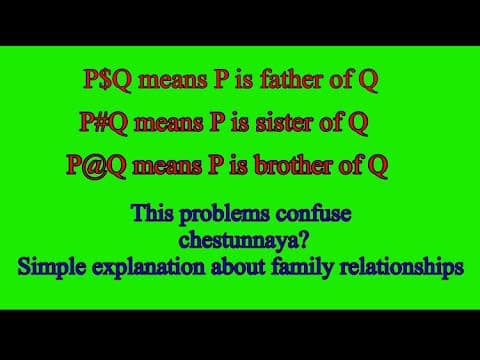 Class - 7 || Reasoning classes for competitive exams || Verbal Reasoning || Blood Relations