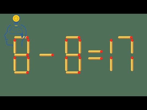 Matchstick puzzles | Move 1 Stick To Make Equation Correct, Brain games #28