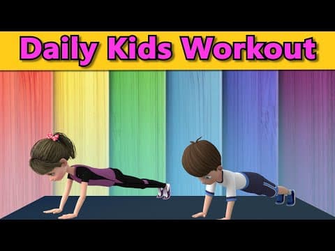 Daily Kids Exercise Workout for Kids at Home | Kids Exercise