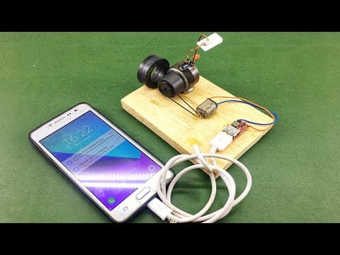 New 100% Free Energy Mobile Charging By Magnet self running machine using DC Motors Generator