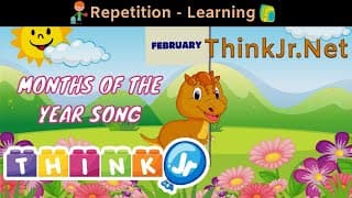 Months of the year Song | Repetition based Learning | ThinkJr Creations