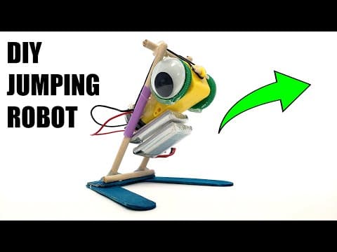 DIY Jumping Robot| Fun Engineering Project