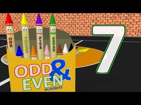 Learn Odd & Even Numbers 1 to 10 with Crayons