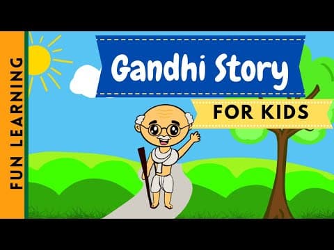 The life story of Mahatma Gandhi - Father of Nation