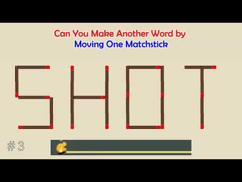 Can you make another word from the existing one? | Matchstick Word Puzzles #49 | Brain Teaser