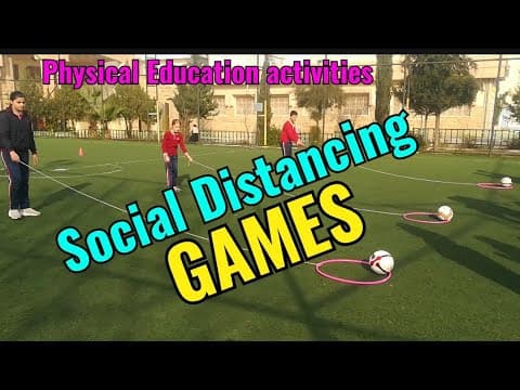 outdoor physical education games - social distancing games