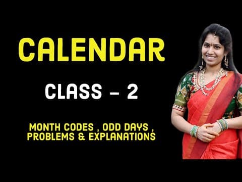 Calendars - Class 2 || calendar Reasoning || arithmetic || Tips and tricks || Aptitude || Logical