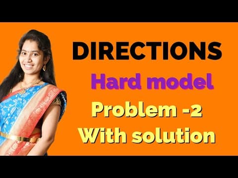 Directions Problems || Reasoning Telugu || Simple tips and tricks