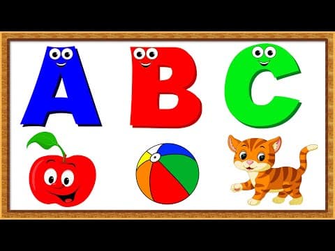 Learn alphabets for kids - learn abc for preschool - alphabets with phonics - kids learning videos