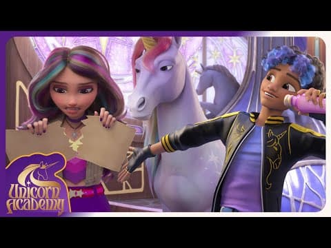 Unicorn Friendship Game Show 🦄✨ | Unicorn Academy FULL EPISODE! | Cartoons for Kids