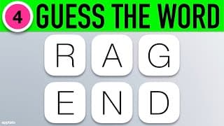 Scrambled Word Games |Guess the Word Game |6 Letter Words