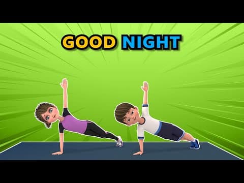 BEFORE SLEEP EXERCISE ROUTINE - GOOD NIGHT KIDS WORKOUT| Kids Exercise