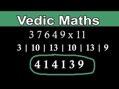 Vedic maths tricks - mathematics tips - vedic math tricks for fast calculations