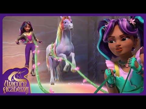 Unicorn Academy 🦄🌈 | Ava & Leaf's Friend Rescue Mission! Can they do it? | Magical Cartoons for Kids