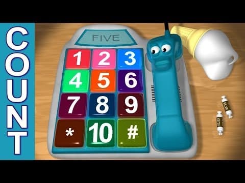 Learn to Count: The Counting Phone Teaches Numbers 1-10